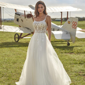 robe de mariee col carre