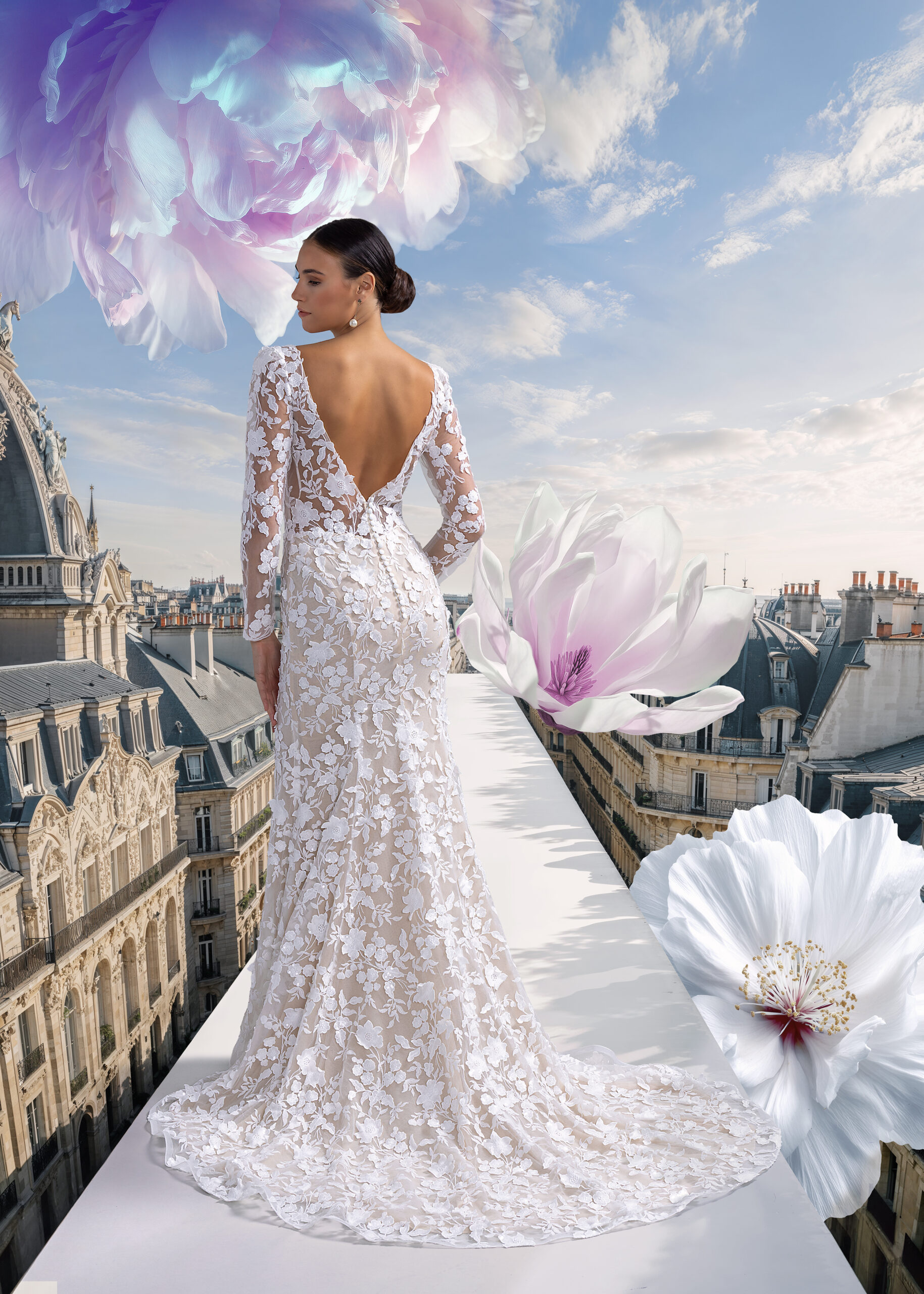 robe de mariee fourreau – Image 2