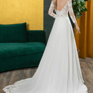 Alternative view of robe mousseline dakota