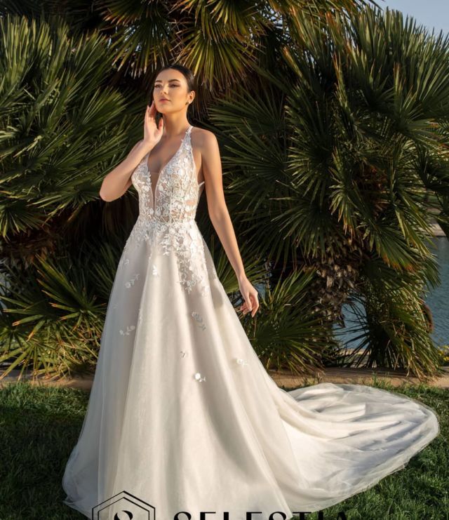 robe mariage rose poudree